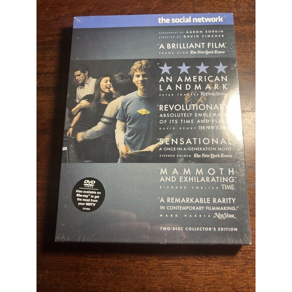 The Social Network (DVD, 2010) FACTORY SEALED - Picture 1 of 2